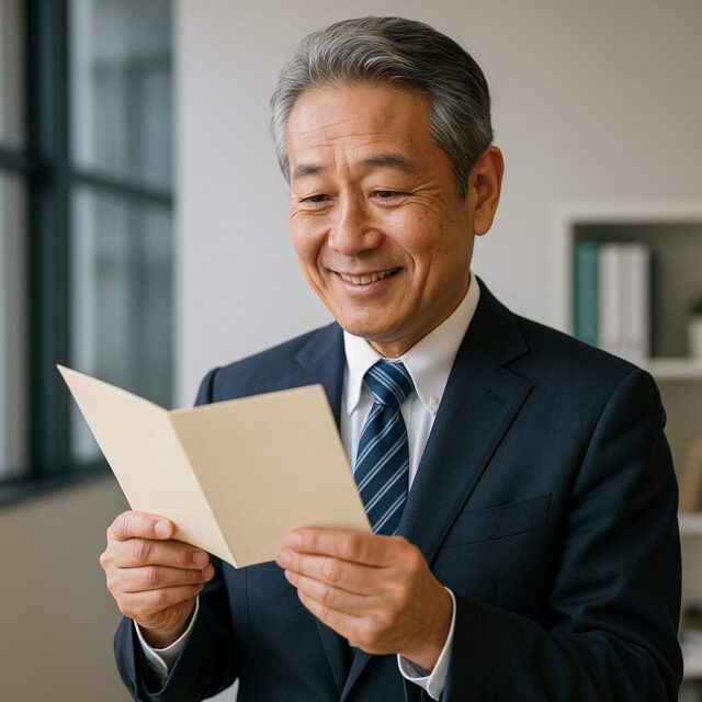 退職しない人にも贈れる定年メッセージ例文集|失礼なく気持ちが伝わる言葉の選び方